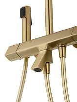 Душевая стойка Wonzon&Woghand The One WW-B3094-BG термостат, брашированное золото