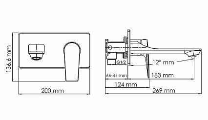 Cмеситель для раковины WasserKRAFT Lopau 3230 хром