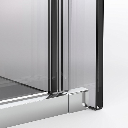 Душевой уголок Vincea Стелла (Stella) VSR-1ST8012CLG 120x80 брашированное золото, стекло прозрачное