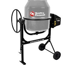 Бетоносмеситель Quattro Elementi Terra 160 700 Вт, 160 л, 27 об/м, замес 70 л, чугунный венец 917-971