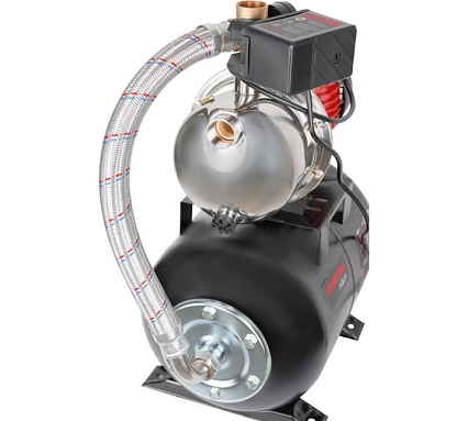 Насосная станция Verton AQUA PS1400S/24 (1400Вт, 66л/мин, 24л, гл. 9м, h 56м, вых. 1/32, 3 бар) 01.13297.22781
