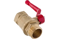 Шаровой для воды Valfex 3/4&quot; ВР/НР ручка-рычаг, латунный 11Б27фт1М VF.215.LR1.034.Bir