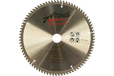 Диск пильный (255 мм; 80T; 30 мм) для алюминия и пластика профи АТАКА 8077930