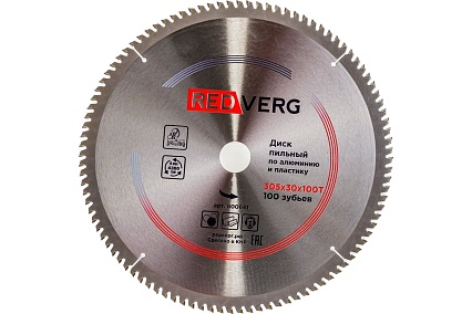 Диск пильный (305х30/25.4 мм; 100 зубьев) Redverg 6621270