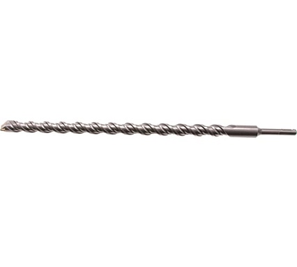Бур по бетону, двойная спираль, Cobalt W-tip (22x460 мм; SDS PLUS) Denzel 705054