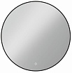 Зеркало Vincea VLM-3DE700B 70x70 см, сенсорный выключатель и диммер, черный