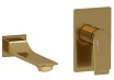 Смеситель для раковины WasserKRAFT Aisch A55543 матовое золото