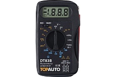 Мультиметр цифровой топ авто, звуковая прозвонка цепи, интегрированные щупы TopAuto DT83B