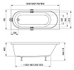 Акриловая ванна Ravak Sonata II 160x70 см C634R00000