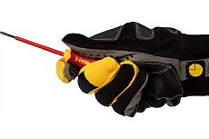 Диэлектрическая отвертка Felo Ergonic 2,5х0,4х75 плоская шлицевая 41302590