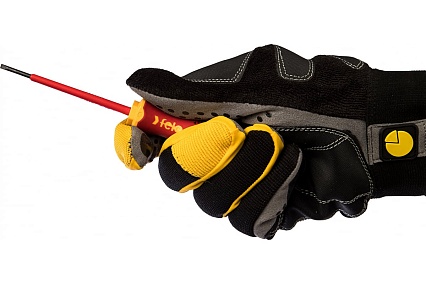 Диэлектрическая отвертка Felo Ergonic 2,5х0,4х75 плоская шлицевая 41302590