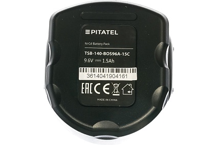 Аккумуляторная батарея для BOSCH (1.5 Ач, 9.6 В, Ni-Cd) Pitatel TSB-140-BOS96A-15C