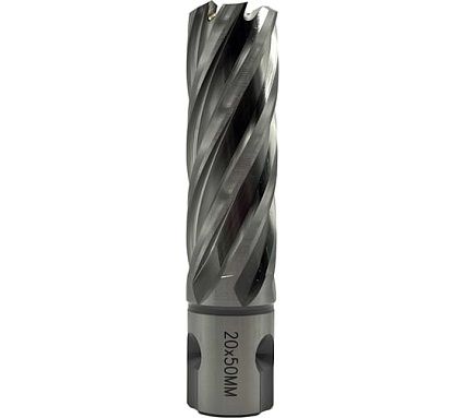 Сверло корончатое TORNERI 20х50 мм, HSS, Universal / Weldon 19 Т023633