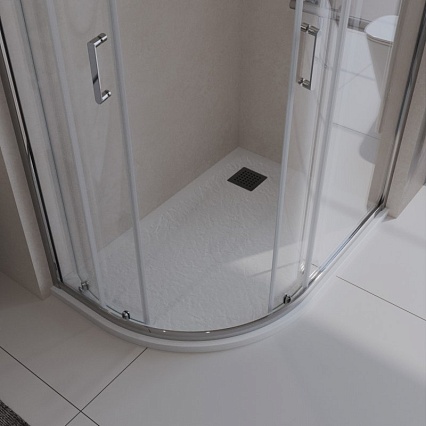 Поддон для душа BelBagno TRAY-MR-UNO-RH-120/80-550-35-W-R-NO 120x80 четверть круга, правый, накладка черный