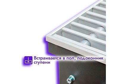 Встраиваемый внутрипольный конвектор Techno Usual KVZ 350-140-1400 RH04001432