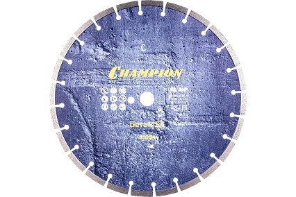 Диск алмазный 350х25,4х10 мм Champion Бетон ST Concremax C1604