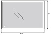 Зеркало BelBagno SPC-GRT-700-800-LED-TCH 70x80 см