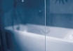 Шторка для ванны Ravak VSK2 Rosa белая/Transparent 150x150 L/R