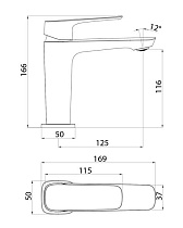 Смеситель для раковины Iddis Sign SIGSB00i01 хром