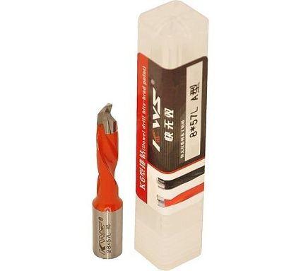 Сверло для глухих отверстий KWS HW 8х27х57 мм, Z=2, L K6 4040-01003-A0857L
