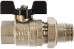 Шаровой полнопроходной кран с американкой STOUT ВН 1 SVB-0007-000025 RG008Q0FBG9M1V