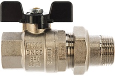 Шаровой полнопроходной кран с американкой STOUT ВН 1 SVB-0007-000025 RG008Q0FBG9M1V
