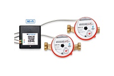 Wi-fi модем и 2 счётчика воды Ватериус декаст вскм-15 110мм 100003