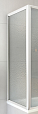 Шторка для ванны Roltechnik PVB 75x140 узорчатое стекло/профиль белый боковая