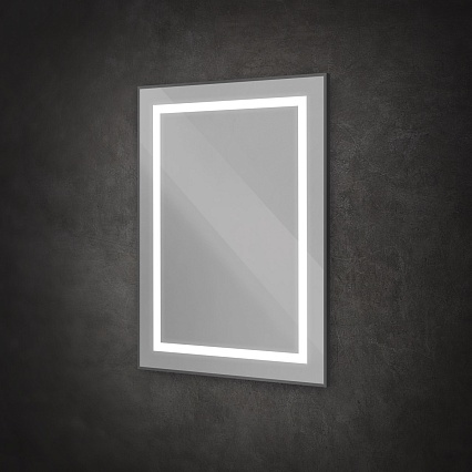 Зеркало BelBagno SPC-KRAFT-600-800-SENS-NERO 60x80 см сенсорный выключатель, черный