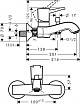 Смеситель для ванны Hansgrohe Metropol Classic 31340090 хром/золото