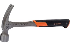 Молоток-гвоздодер Truper MXR-20 16821 с полированным бойком, металлическая ручка