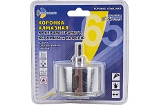 Коронка алмазная по керамике и кафелю с центрирующим сверлом (65 мм) TRIO-DIAMOND 400065