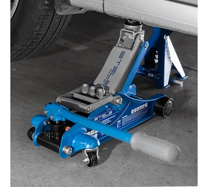 Гидравлический подкатной домкрат Stels LOW PROFILE 2 т, 100-350 мм 51131