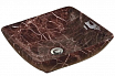 Раковина CeramaLux Stone Edition Mnc182 41.5 см бордовый