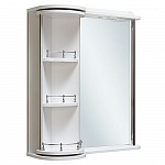 Зеркальный шкаф Руно Секрет 65 см L белый