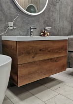 Мебель для ванной Art&Max Verona Push 80 см дуб кельтик светлый