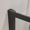 Шторка для ванны Cezares SLIDER-FIX-VF-11-90/150-C-NERO 90x150 прозрачная, черный матовый