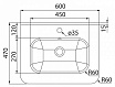 Раковина Iddis 0106000i28 60 см белый