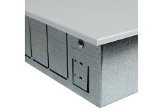 Распределительный встроенный шкаф STOUT ШРВ-6 17-18 выходов 670x125x1196 SCC-0002-001718