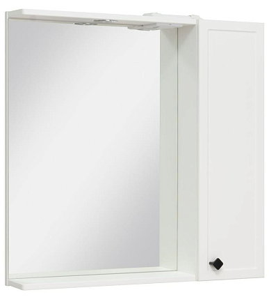 Зеркальный шкаф Руно Римини 75 см белый, 00-00001257
