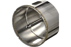 Коронка алмазная по керамике и стеклу 68 мм с центрирующим сверлом, цилиндрический хвостовик 8 мм TORGWIN T722379