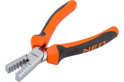 Клещи Neo Tools для обжима наконечников 0.25-2.5 мм2, 140 мм 01-532