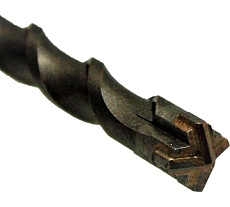 Бур по бетону и кирпичу 4 кромки 20x1000 мм, SDS-MAX MD-STARS MD-B4CM20Х1000
