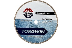 Диск алмазный турбосегментный 400x10x32/25.4 мм, широкий сегмент TORGWIN T802140
