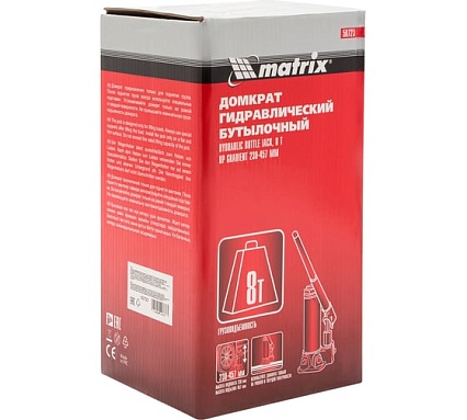 Бутылочный домкрат Matrix MASTER 50723