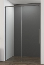 Душевая дверь Vincea Ultima VDS-7UL100CLGM 100x200 вороненая сталь, прозрачная