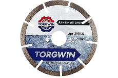 Диск алмазный отрезной по керамики и камню 115х22.2хz9/10х2 мм TORGWIN T971123