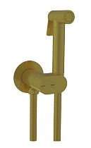 Смеситель RGW SP-213Gb с гигиеническим душем, брашированное золото 581408213-06