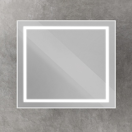 Зеркало BelBagno SPC-KRAFT-900-800-SENS-AL 90x80 см сенсорный выключатель, сатин