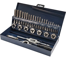 Набор метчиков и плашек H-Tools M3-M12 HSS-G 32пр 245010HT